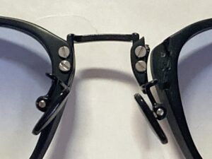 トムフォードのブリッジ折れの修理